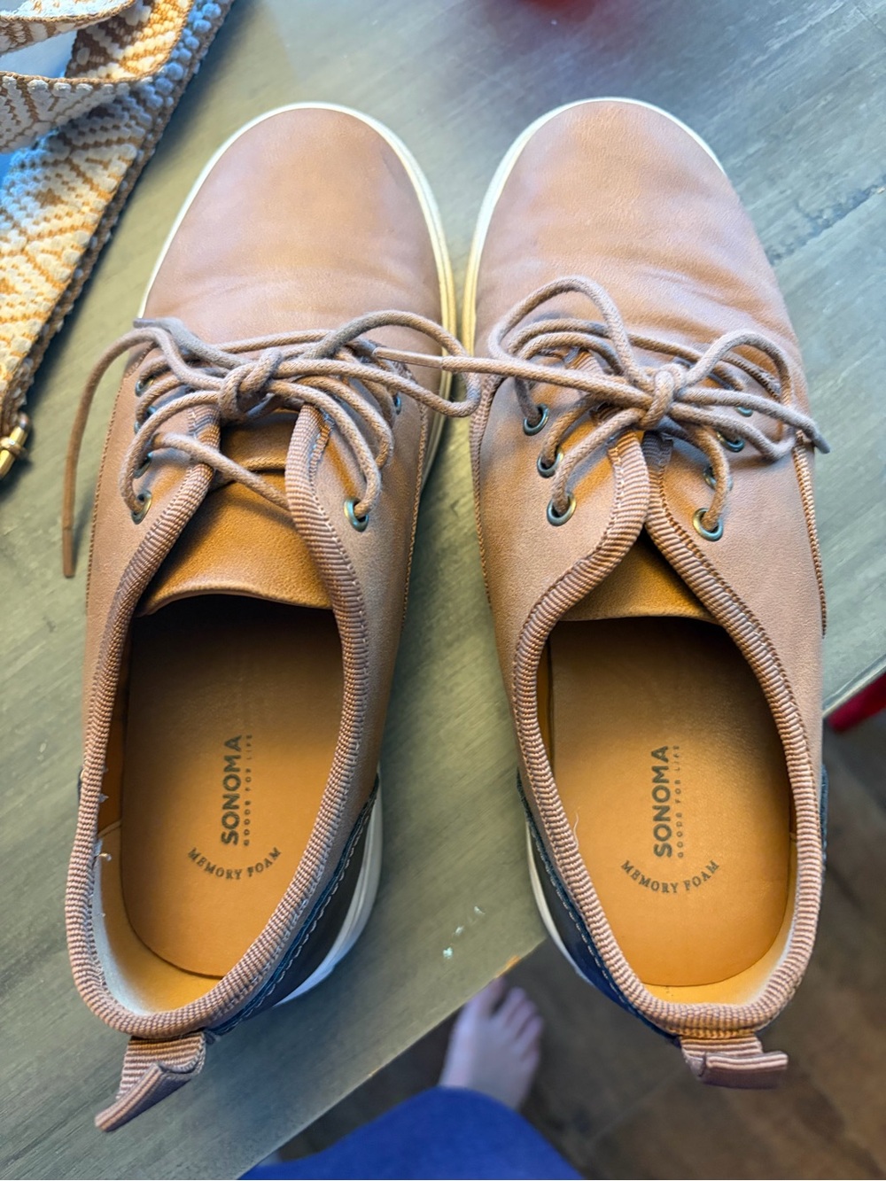 Kohl's Men's Brown Lace-Up Casual Sneakers